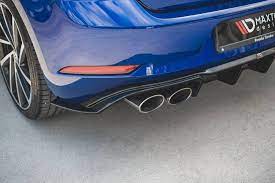 Maxton Design Rear Diffuser Valance V3 for VW Golf MK7.5 R (Facelift)