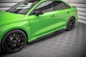 Maxton Design Racing Durability Side Skirts Audi RS3 8Y Street Pro Sedan