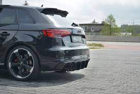 Maxton Design Rear Diffuser V1 AUDI RS3 8V HATCH BACK (Facelift)