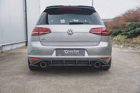 Maxton Design Racing Durability Rear Diffuser V2 for VW Golf MK7 GTI (Pre-Facelift)