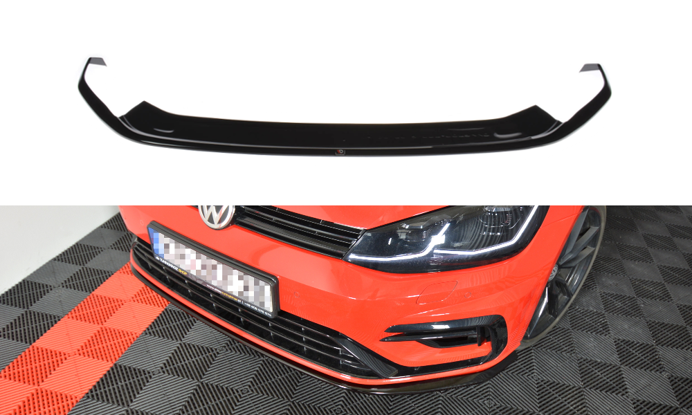 Maxton Design Front Splitter VW Golf MK7.5 R V7 (Facelift) Front Lip