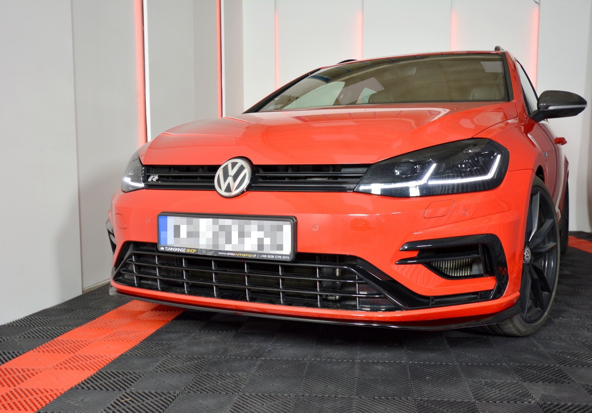 Maxton Design Front Splitter VW Golf MK7.5 R V7 (Facelift) Front Lip