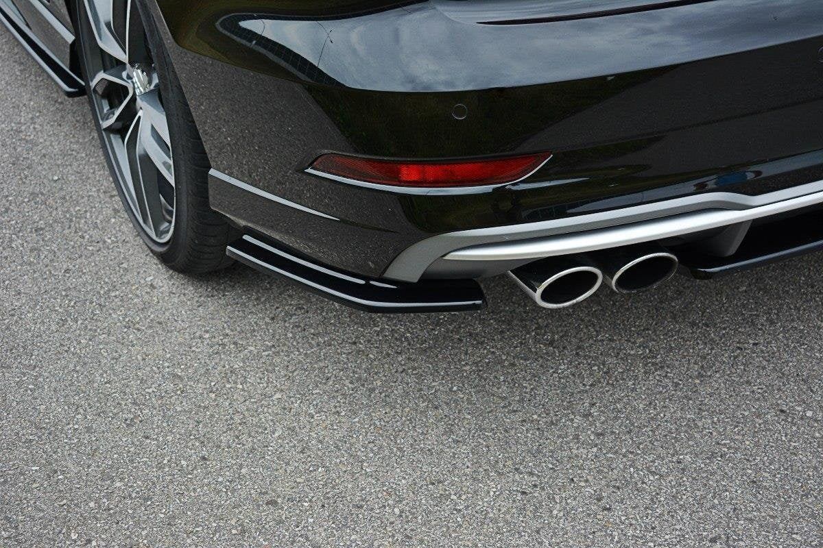Maxton Design Rear Side Splitters (Rear Pods) for AUDI RS3 8V Sedan (Facelift)