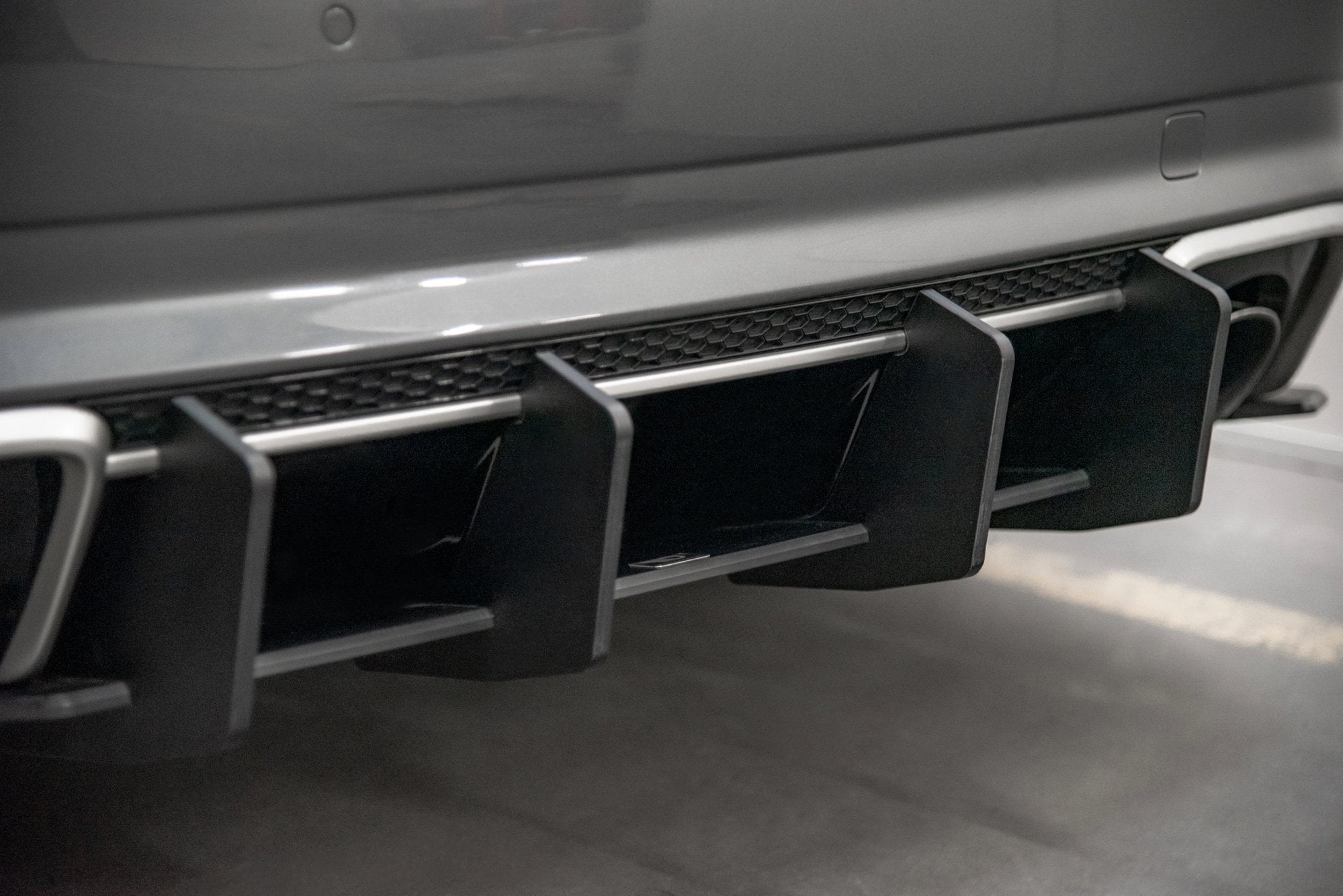 Maxton Design Racing Durability Rear Diffuser V2 Audi RS3 8VA Sportback