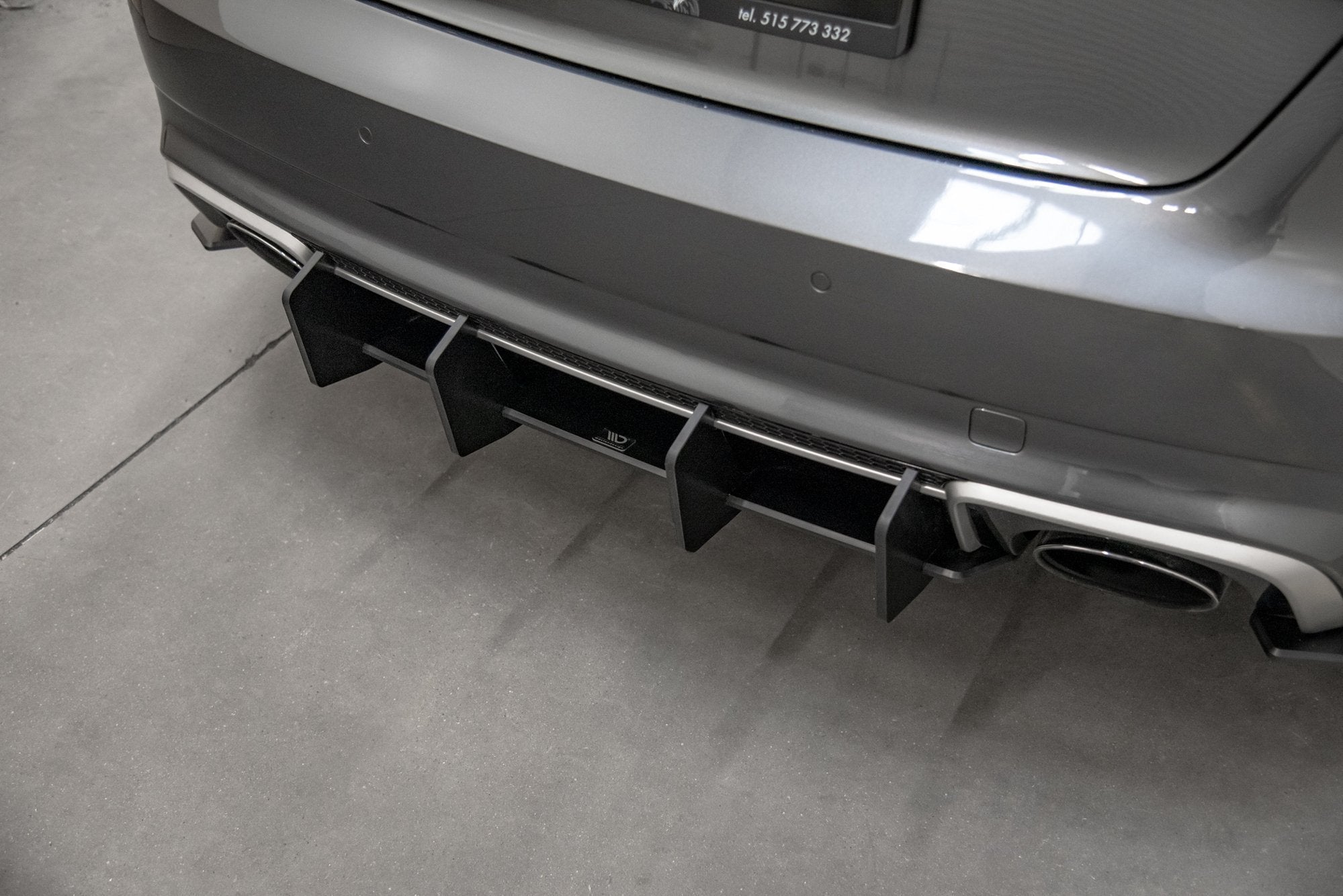 Maxton Design Racing Durability Rear Diffuser V2 Audi RS3 8VA Sportback