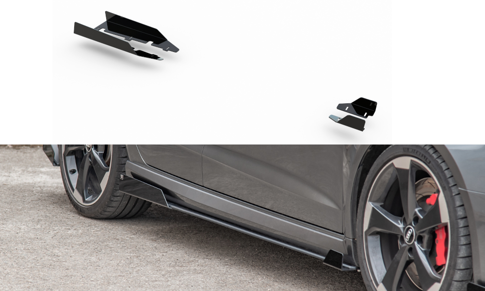 Maxton Design Racing  Side Flaps Audi RS3 8VA Sportback