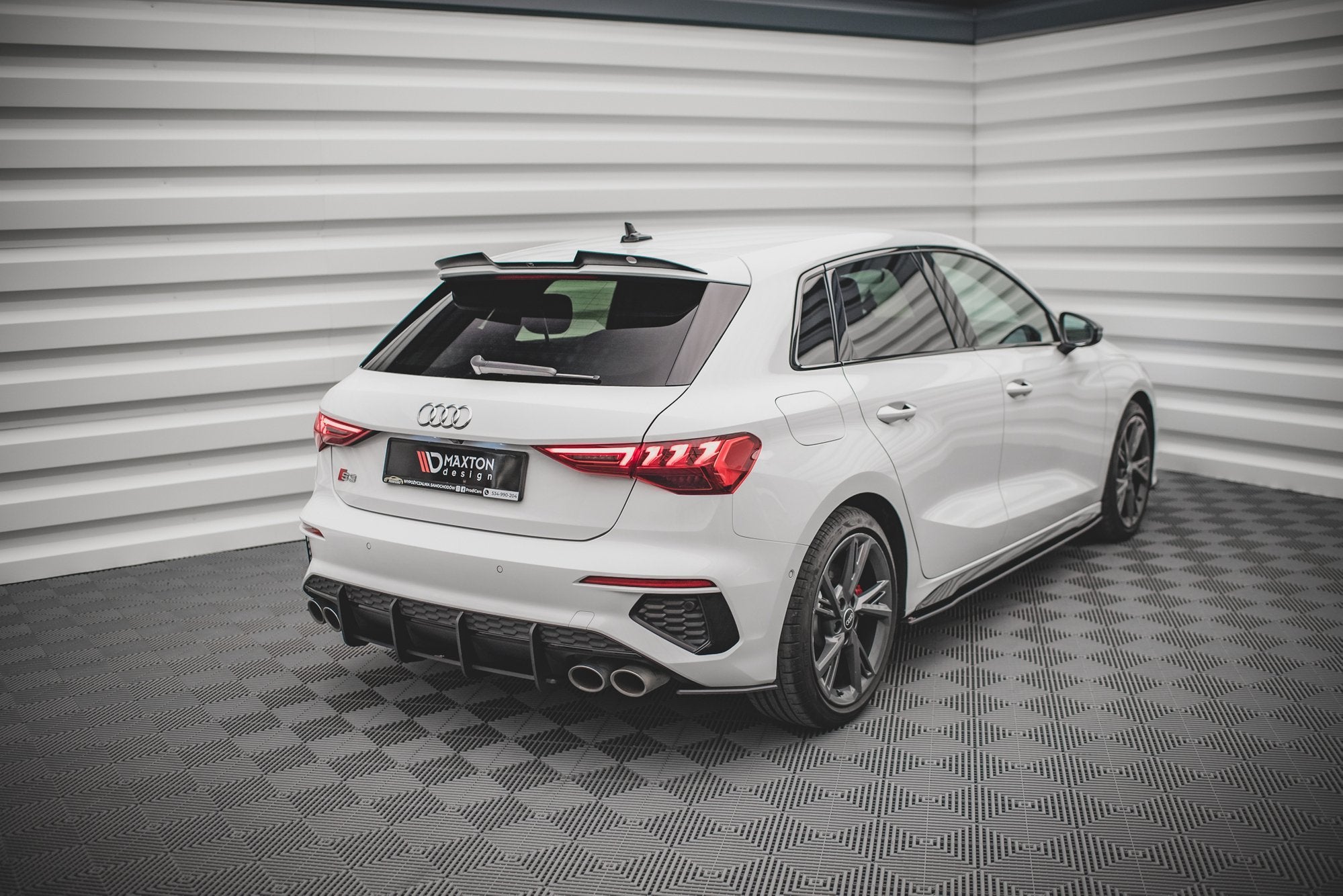 Maxton Design Rear Side Splitters V.2 Audi S3 8Y Sportback