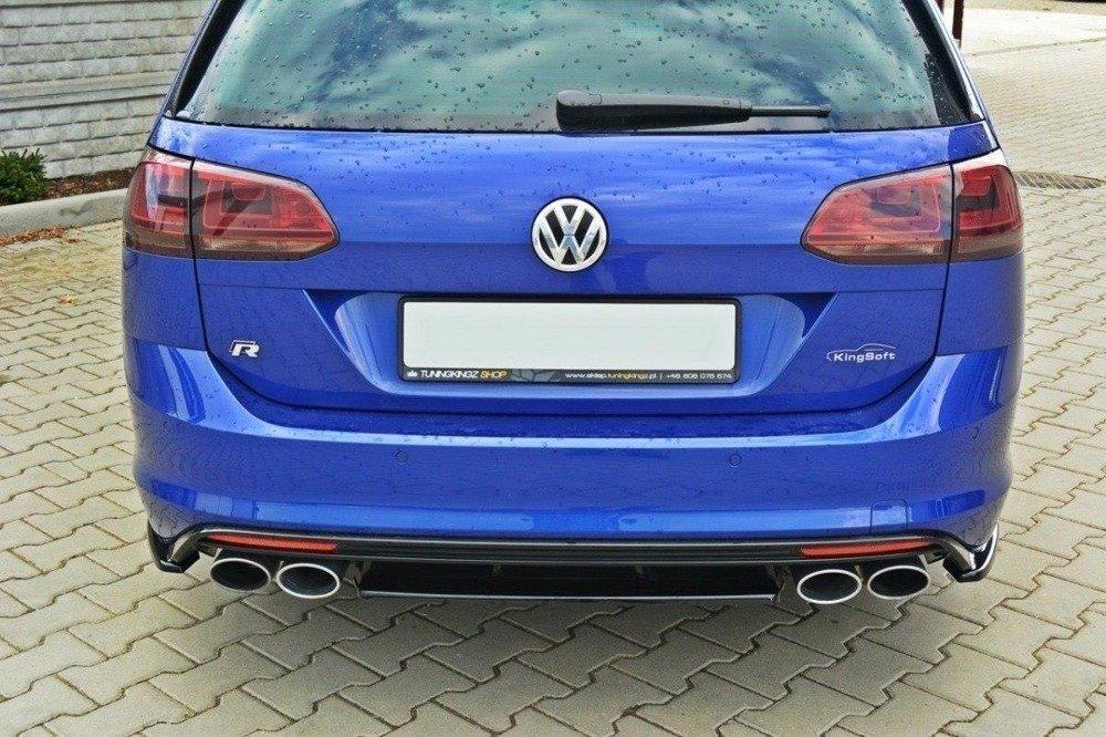 Maxton Design Rear Central Splitter for VW Golf R WAGON MK7