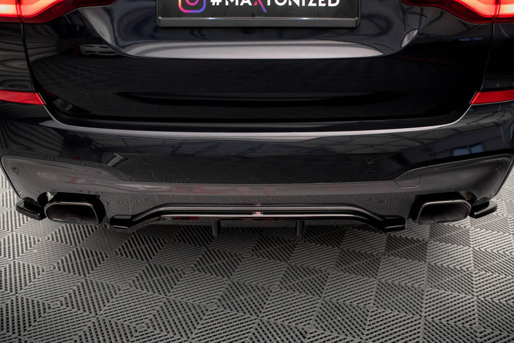 Maxton Design BMW X3 G01 M40i M40d Central Rear Splitter