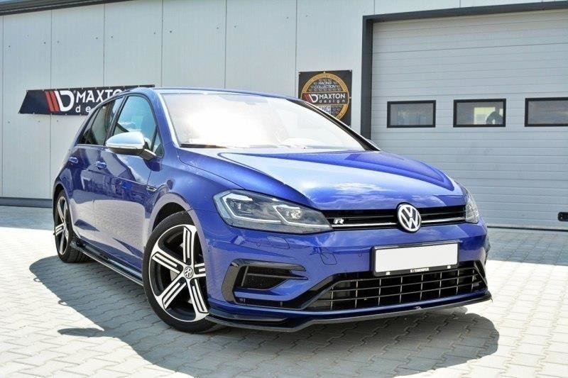 Maxton Design Front Splitter VW Golf MK7.5 R V3 (Facelift) Front Lip