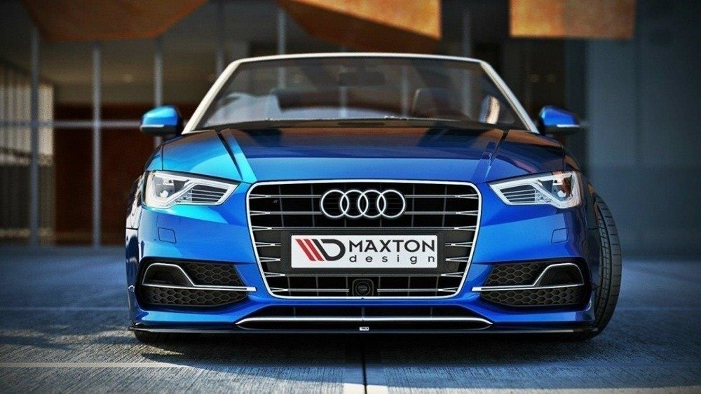 Maxton Design Front Splitter Audi S3 8V (Sedan, Cabrio) / Audi A3 8V Sline (Sedan, Cabrio)  Front Lip