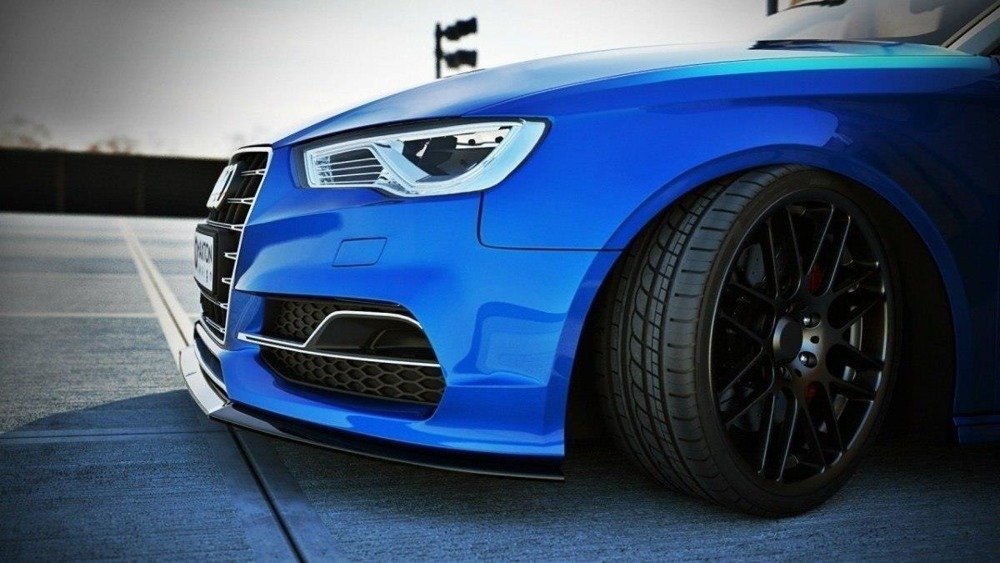 Maxton Design Front Splitter Audi S3 8V (Sedan, Cabrio) / Audi A3 8V Sline (Sedan, Cabrio)  Front Lip