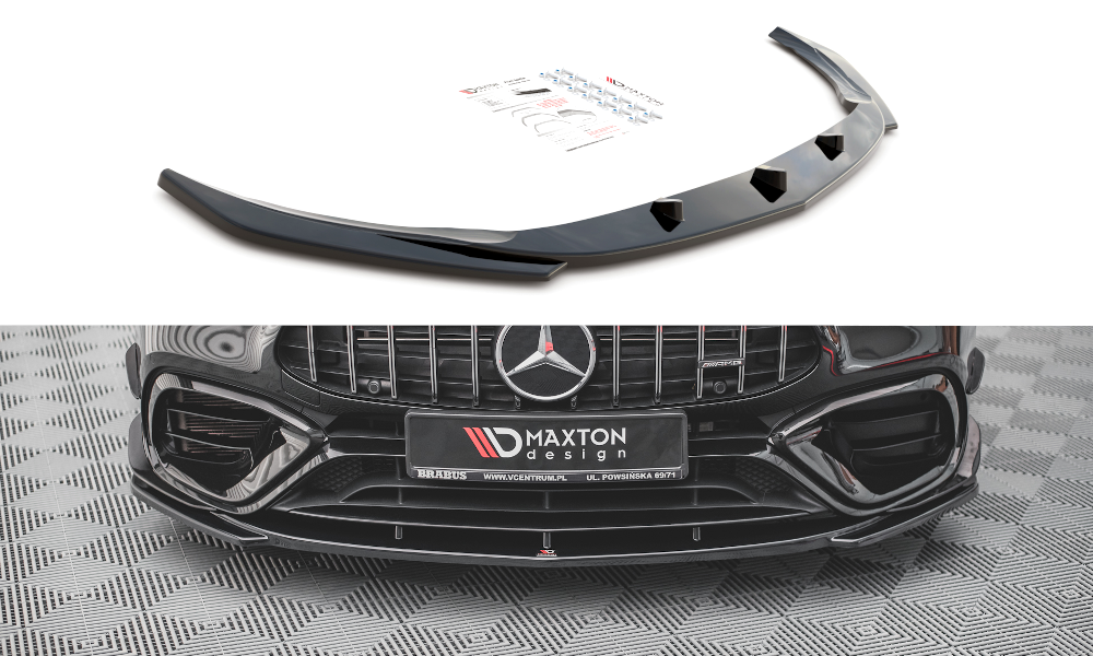 Maxton Design Mercedes CLA 45 AERO C118 Front Splitter V.3