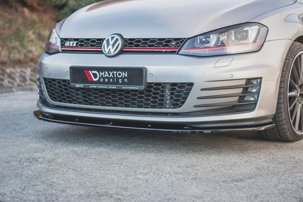 Maxton Design Front Splitter V.1 VW Golf Mk7 GTI (Prefacelift) Front Lip