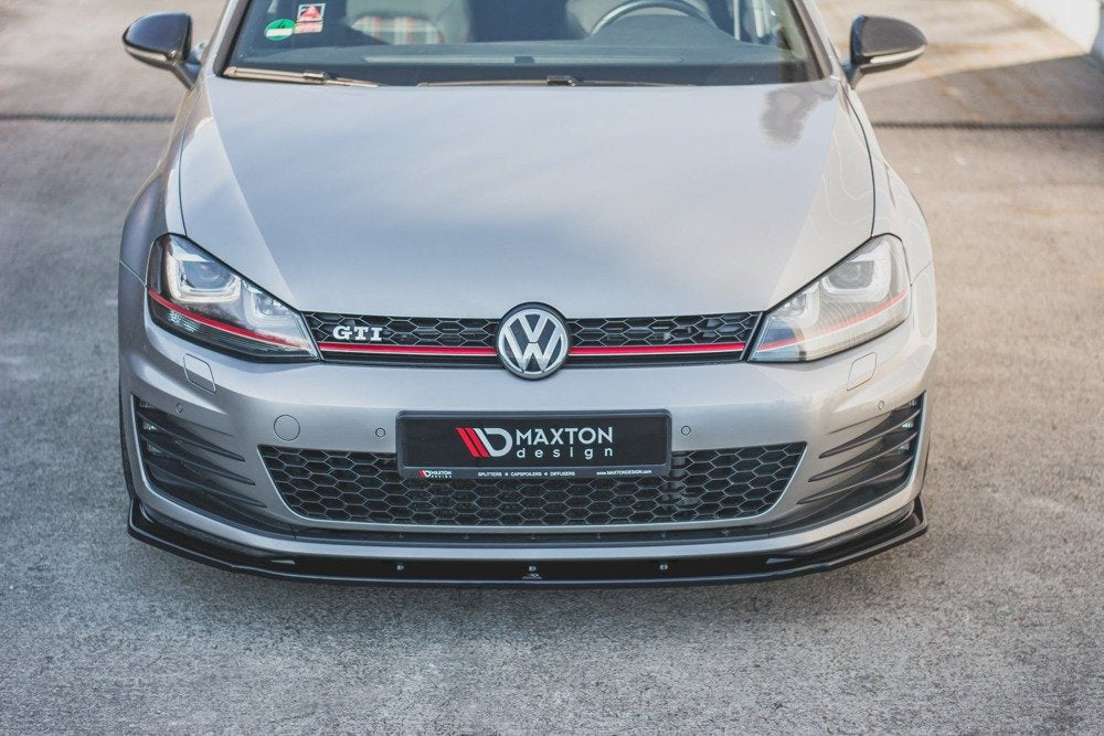 Maxton Design Front Splitter V.1 VW Golf Mk7 GTI (Prefacelift) Front Lip