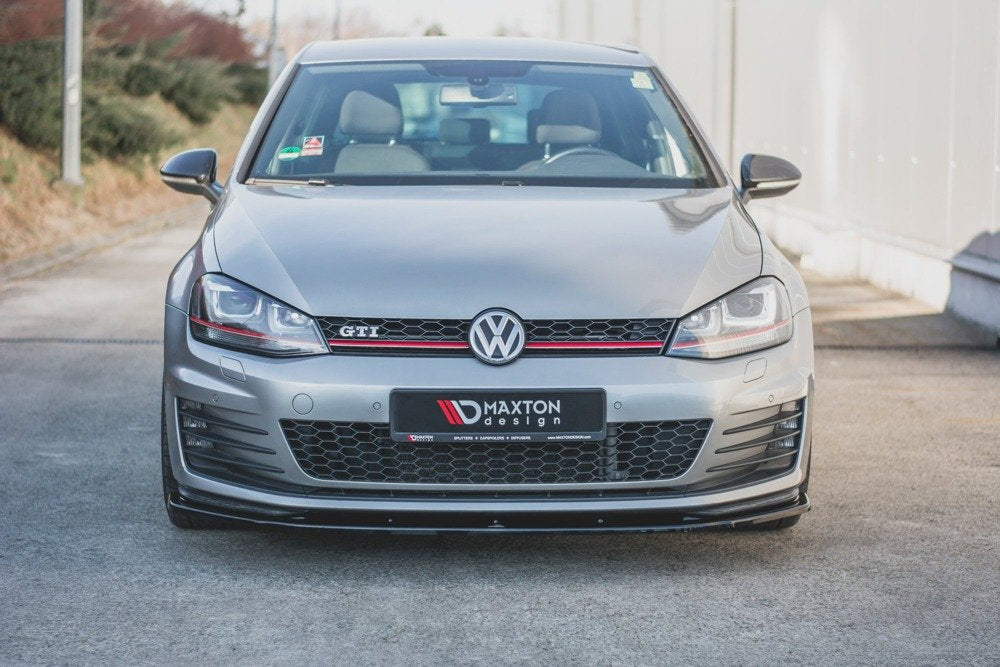 Maxton Design Front Splitter V.1 VW Golf Mk7 GTI (Prefacelift) Front Lip