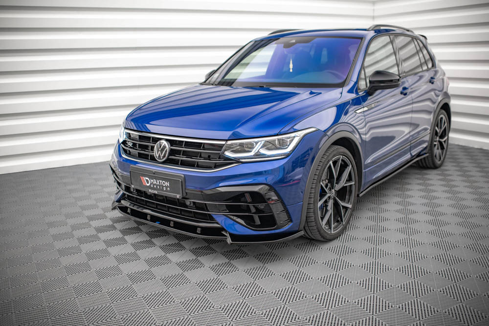Maxton Design VW Tiguan MK2 R & R-Line Front Splitter Lip V2 (Facelift)