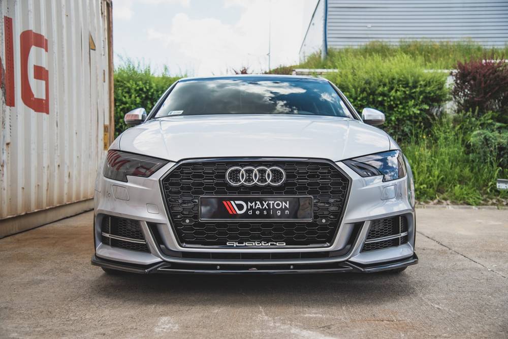 Maxton Design Front Splitter Audi S3 / A3 S-Line 8V FL V3