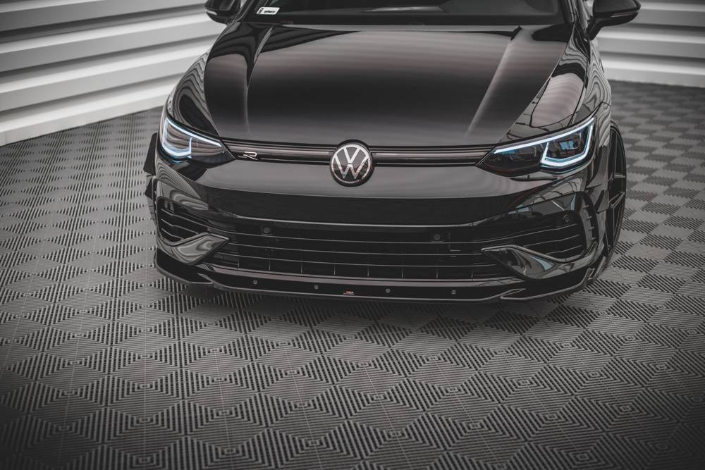 Maxton Design Front Splitter V.4 VW Golf Mk8 R Front Lip