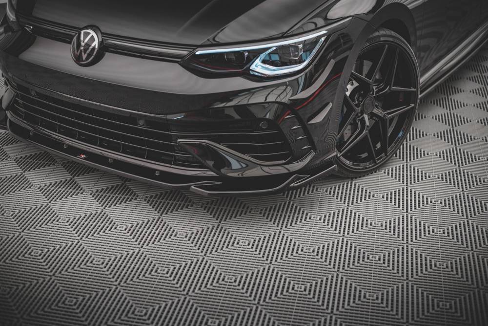 Maxton Design Front Splitter V.4 VW Golf Mk8 R Front Lip