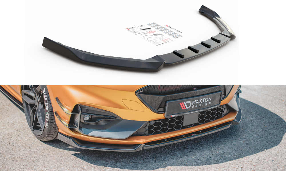 Maxton Design Front Ford Focus Mk4 ST Front Splitter Lip V7