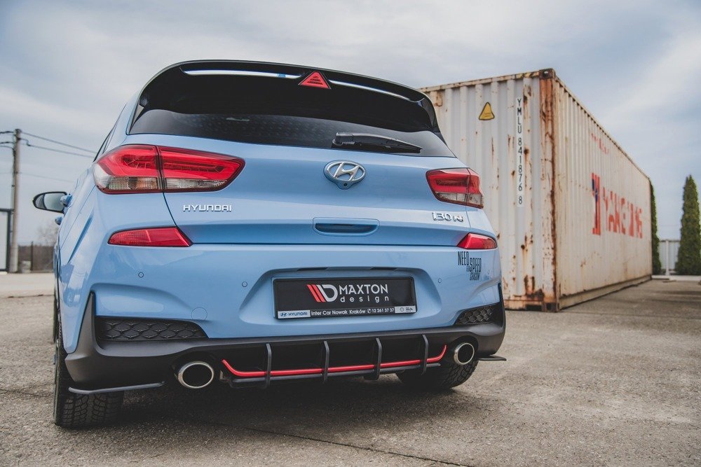 Maxton Design Racing Durability Rear Diffuser V1 Hyundai I30 N MK3 Hatchback