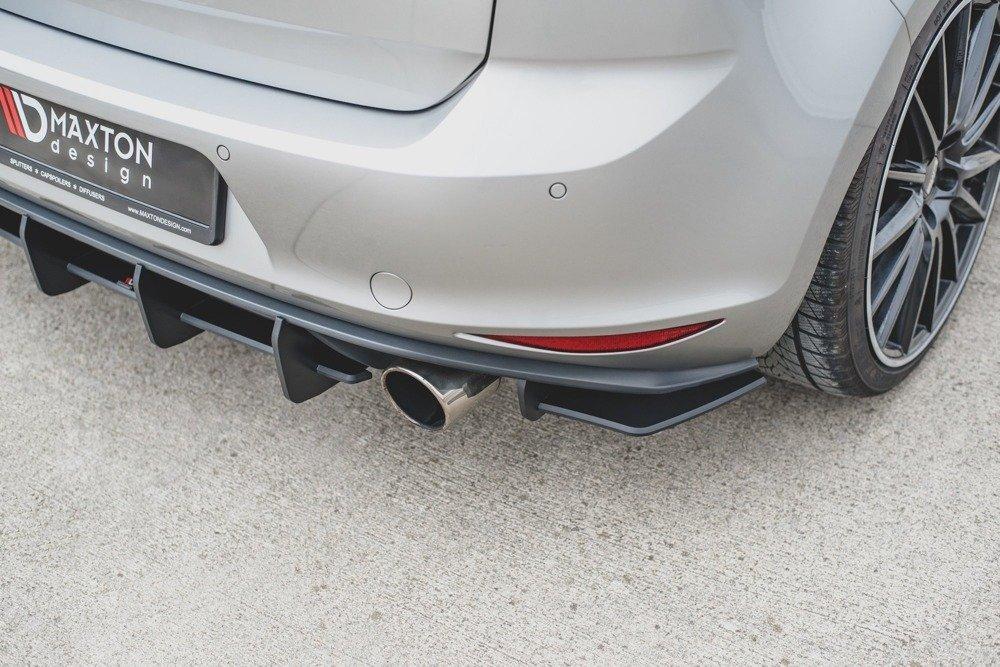 Maxton Design Racing Durability Rear Side Splitters V1 for VW Golf MK7 GTI (Pre-Facelift)