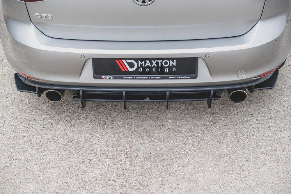 Maxton Design Racing Durability Rear Side Splitters V1 for VW Golf MK7 GTI (Pre-Facelift)