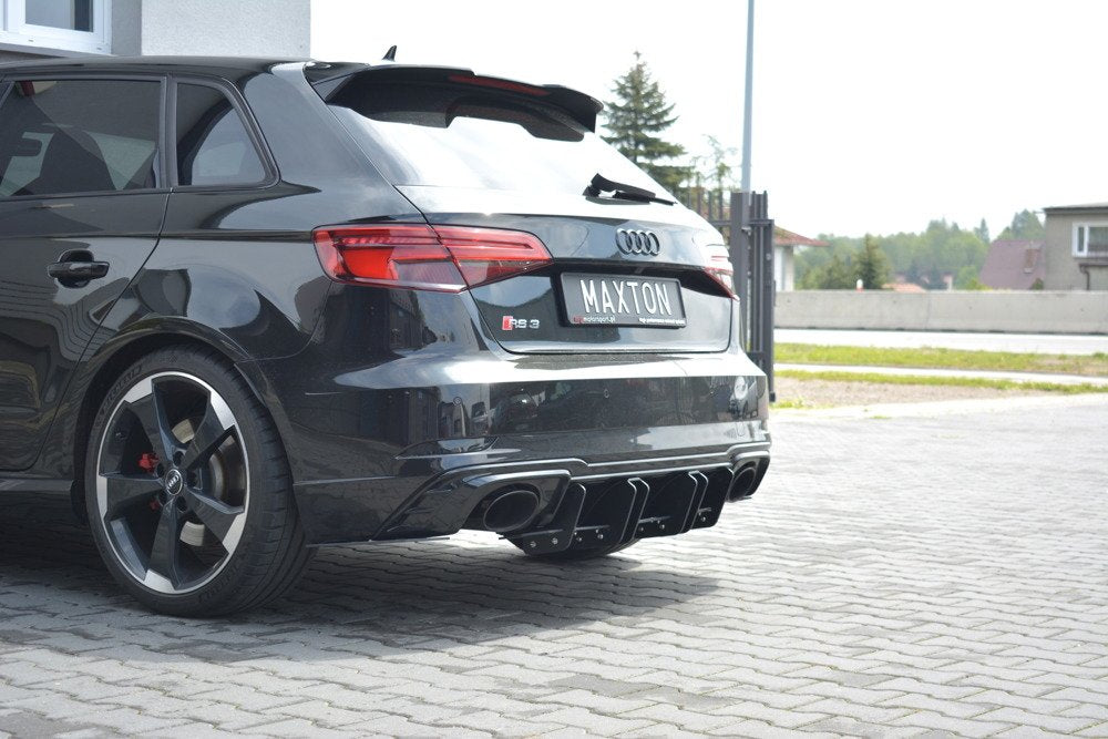 Maxton Design Audi RS3 8V Facelift Hatch Back Rear Diffuser V2