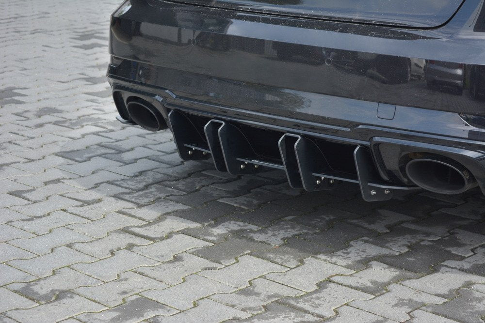 Maxton Design Audi RS3 8V Facelift Hatch Back Rear Diffuser V2