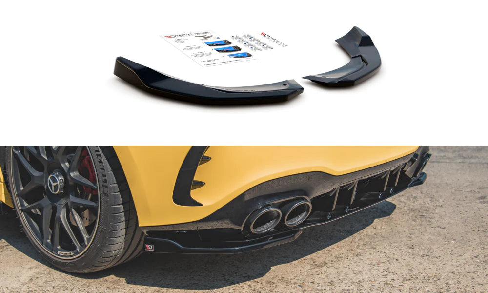 Maxton Design Rear Side Splitters Mercedes A45S W177 AMG