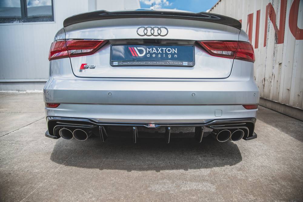 Maxton Design Audi S3 Sedan Rear Diffuser Valance (Facelift)