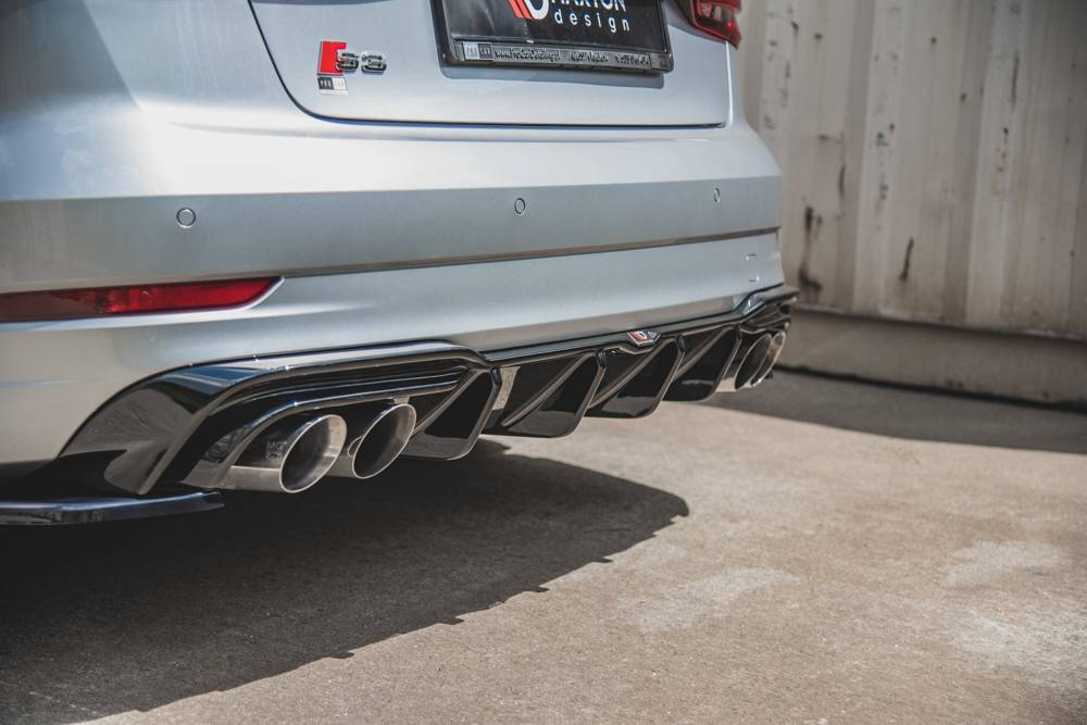 Maxton Design Audi S3 Sedan Rear Diffuser Valance (Facelift)