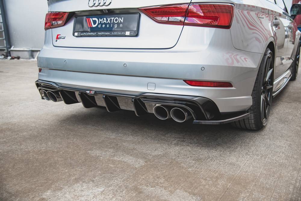 Maxton Design Audi S3 Sedan Rear Diffuser Valance (Facelift)