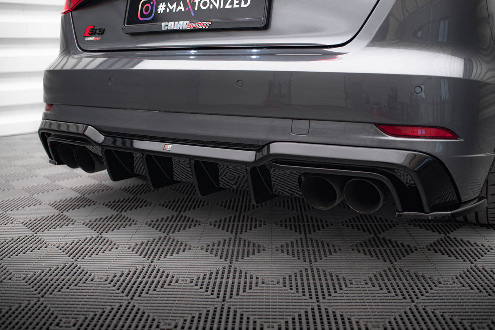 Maxton Design Audi S3 Hatch Facelift Rear Diffuser Valance