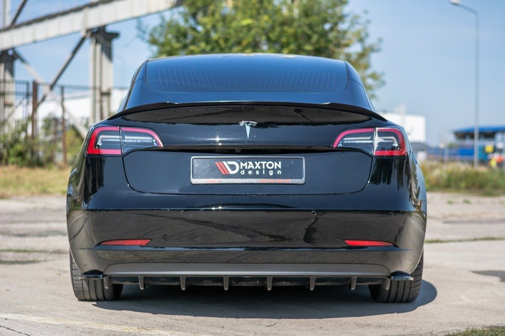 Maxton Design Rear Valance Diffuser V1 Tesla Model 3