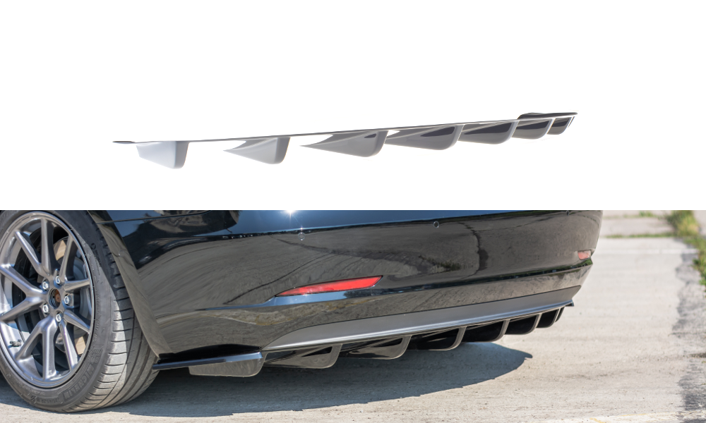 Maxton Design Rear Valance Diffuser V1 Tesla Model 3