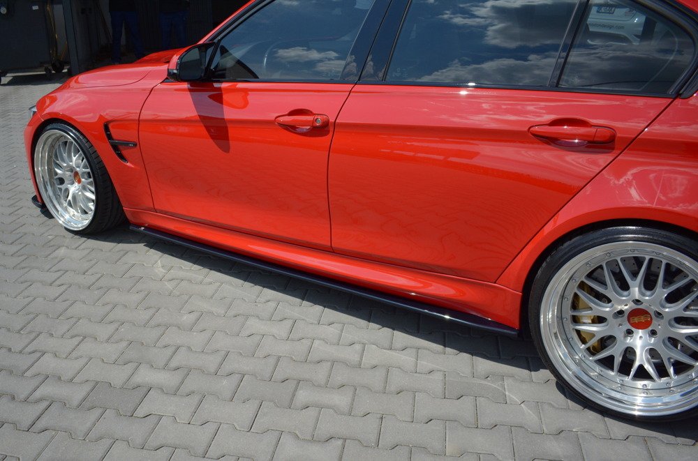 Maxton Design BMW M3 F80 Front Splitter Lip + Side Skirts + Rear Sides Splitter