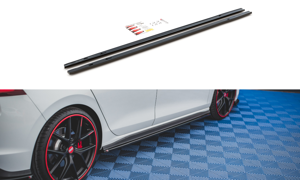 Maxton Design Side Skirts VW Golf MK8 GTI