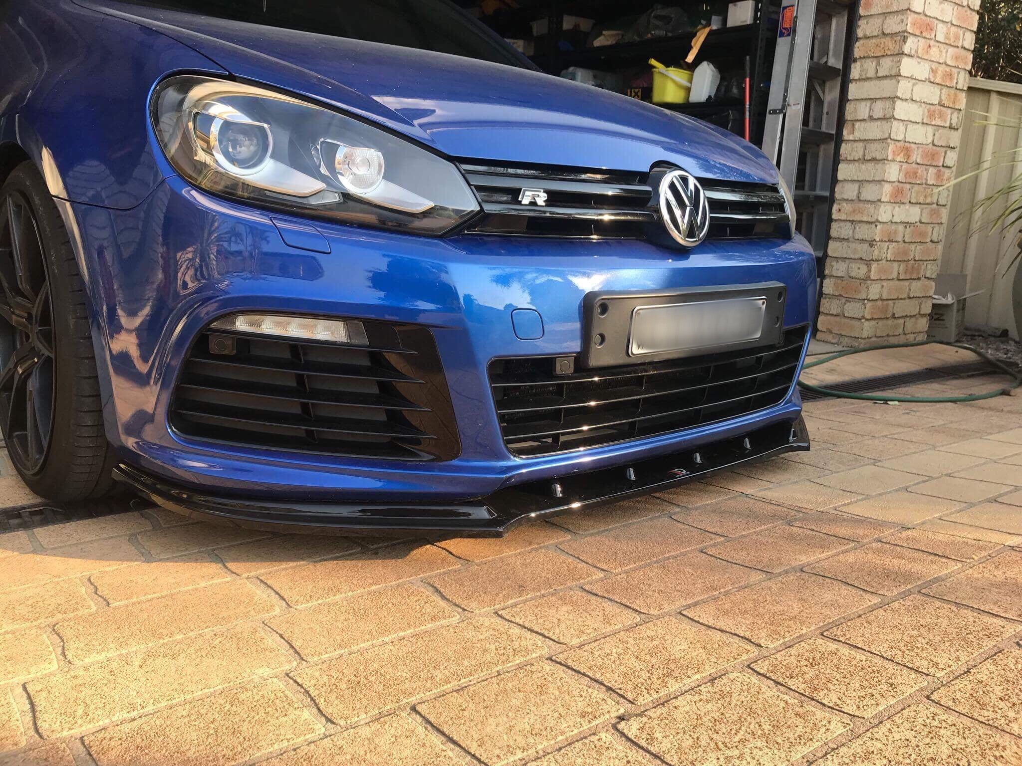 Maxton Design Front Splitter VW Golf Mk6 R Front Lip