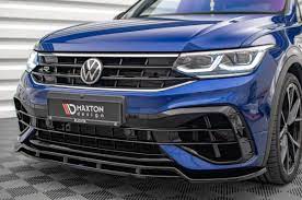 Maxton Design VW Tiguan MK2 R & R-Line Front Splitter Lip V2 (Facelift)