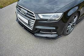 Maxton Design Front Splitter for AUDI S3/A3 8V S-LINE V1 (Facelift)