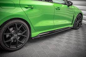 Maxton Design Racing Durability Side Skirts Audi RS3 8Y Street Pro Sedan