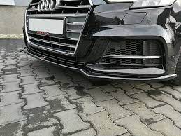 Maxton Design Front Splitter for AUDI S3/A3 8V S-LINE V2 (Facelift)