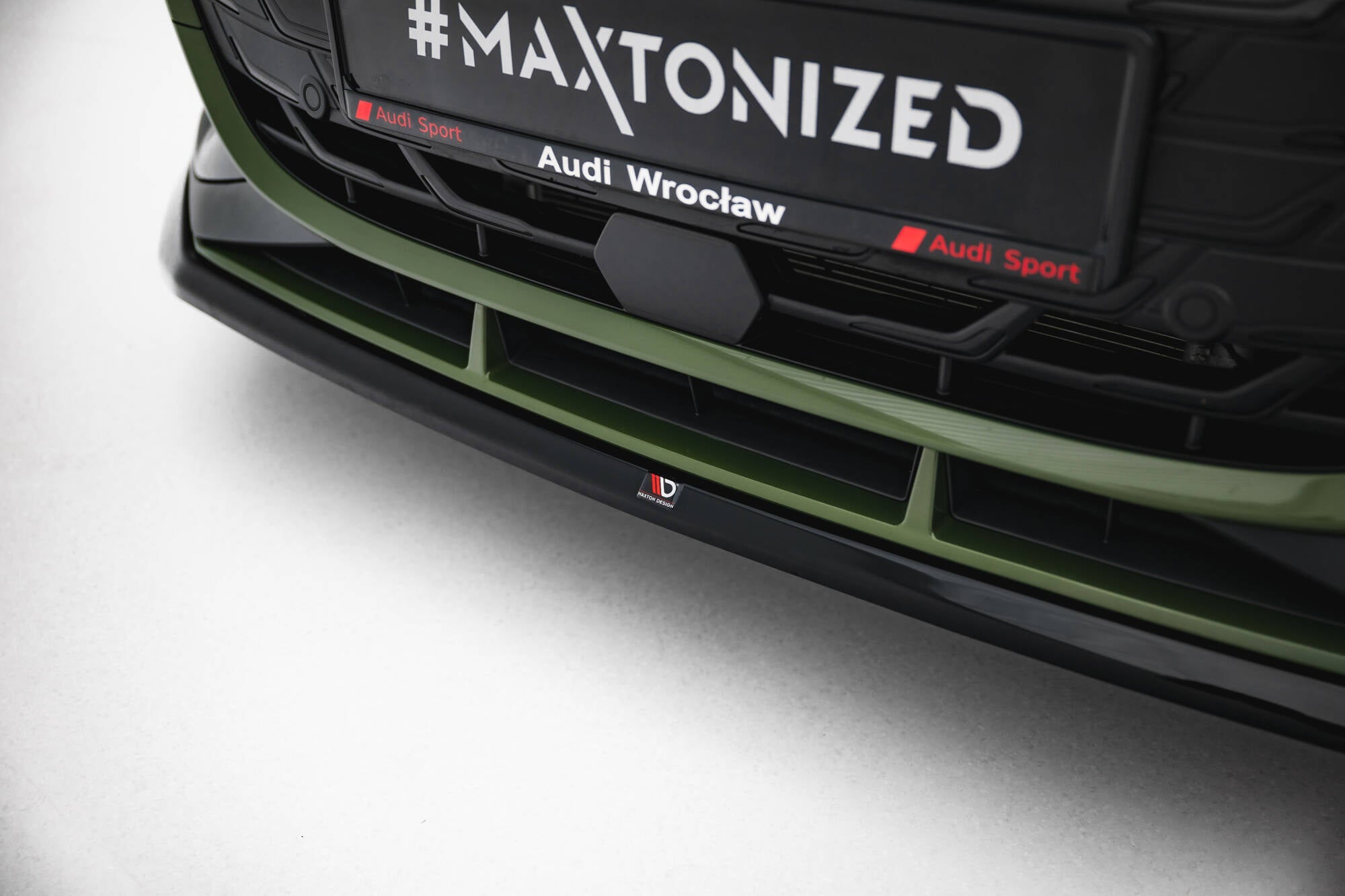 Maxton Design Front Splitter V.2 Audi S3 Sportback / A3 S-line Sportback  8Y Facelift