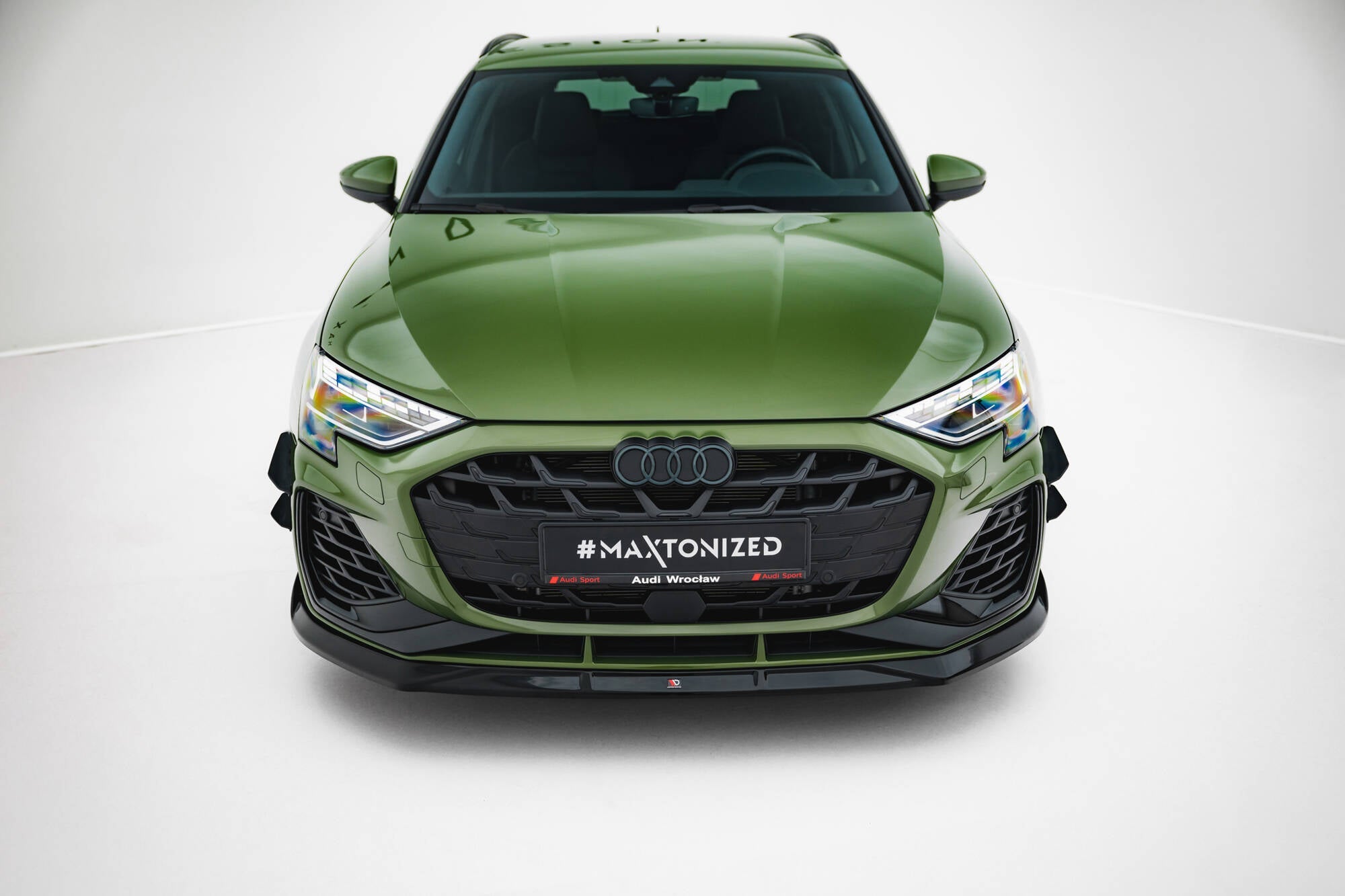 Maxton Design Front Splitter V.3 Audi S3 Sportback / A3 S-line Sportback  8Y Facelift