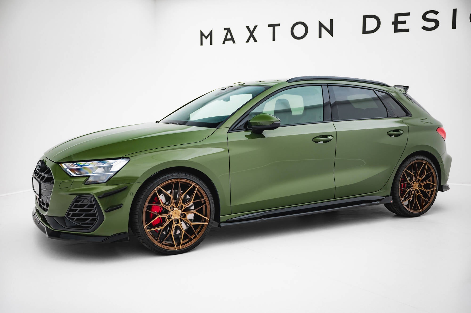 Maxton Design Side Skirts Diffusers V.3 Audi S3 Sportback / A3 S-line Sportback  8Y Facelift