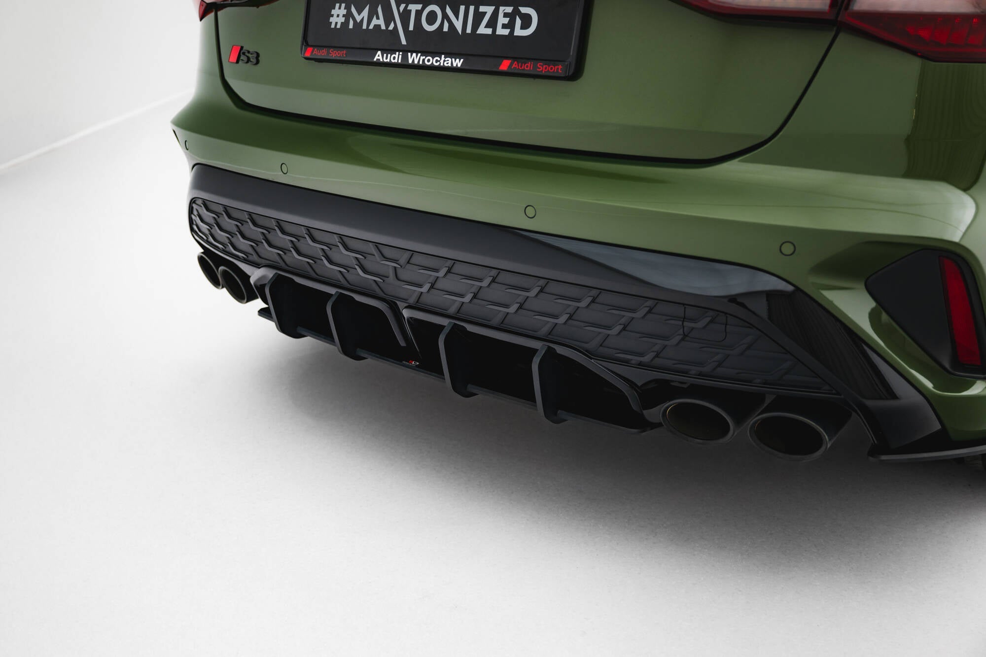 Maxton Design Street Pro Rear Diffuser Audi S3 Sportback 8Y Facelift