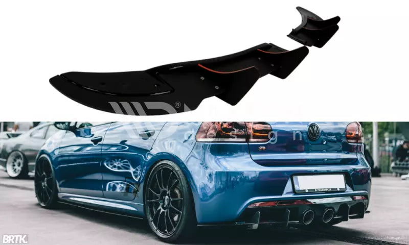 Maxton Design Rear Diffuser for VW Golf MK6 R