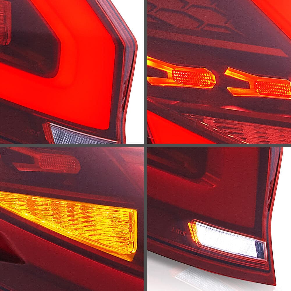 2009-2017 FORD FIESTA HATCHBACK WS WT WZ LED SEQUENTIAL TAIL LIGHTS - iilumo